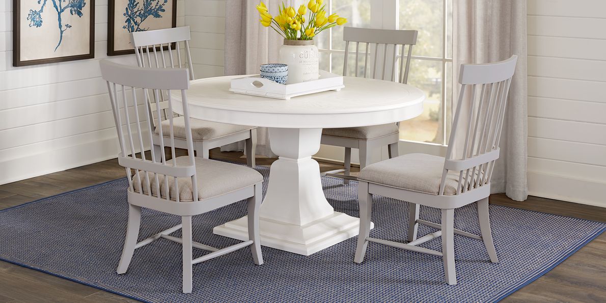 Cindy crawford home cape cottage white hotsell round dining table