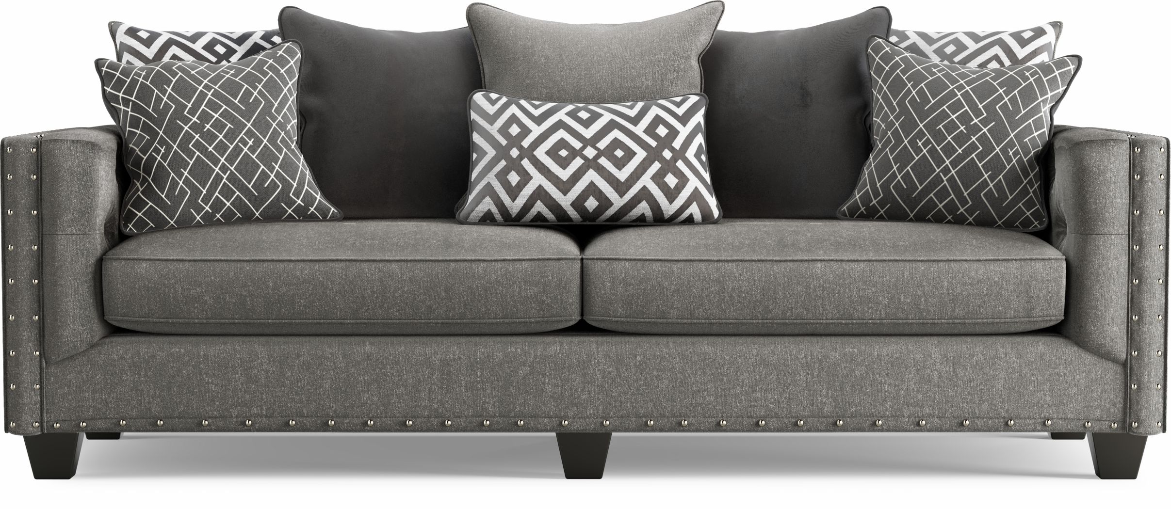 Chelsea Hills Gray Sofa Rooms To Go