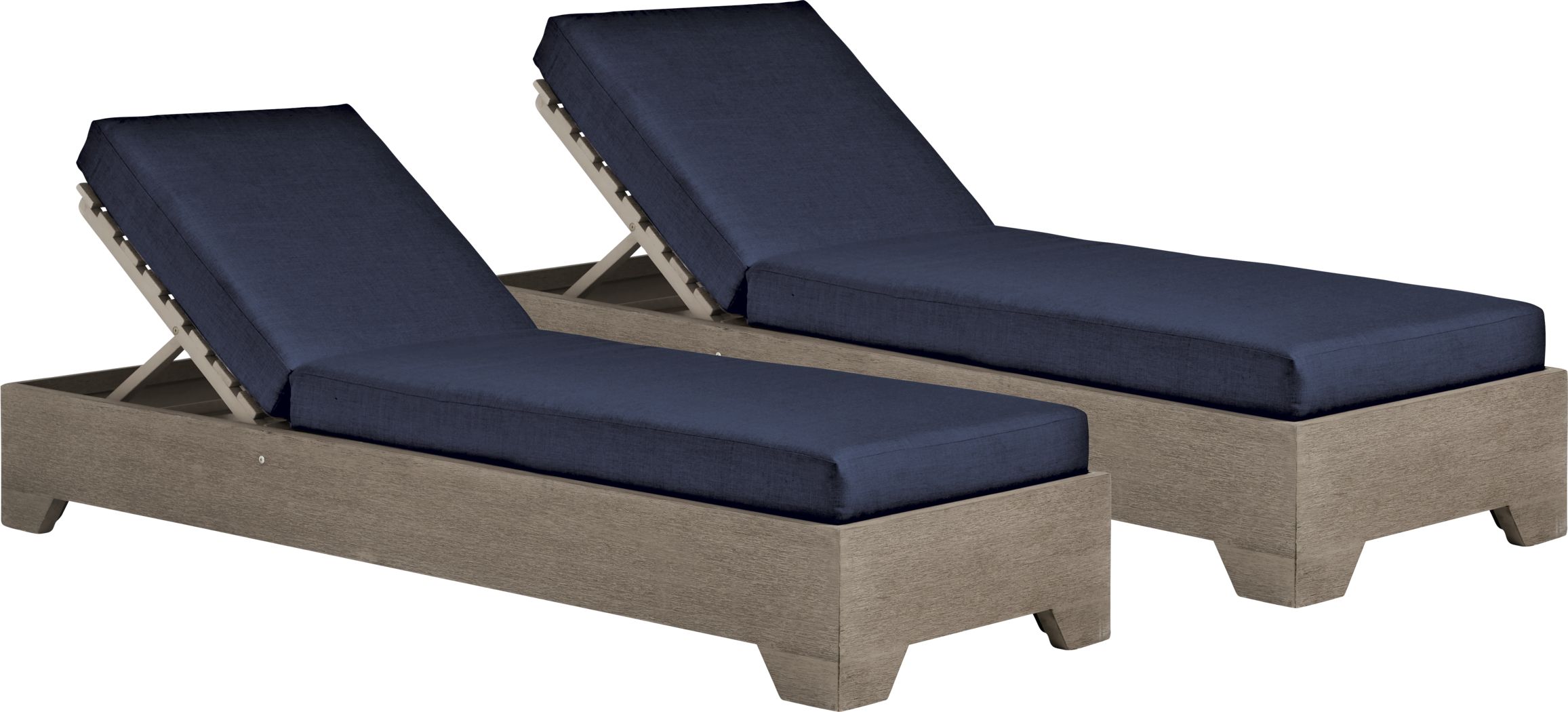Gray chaise lounge online cushions