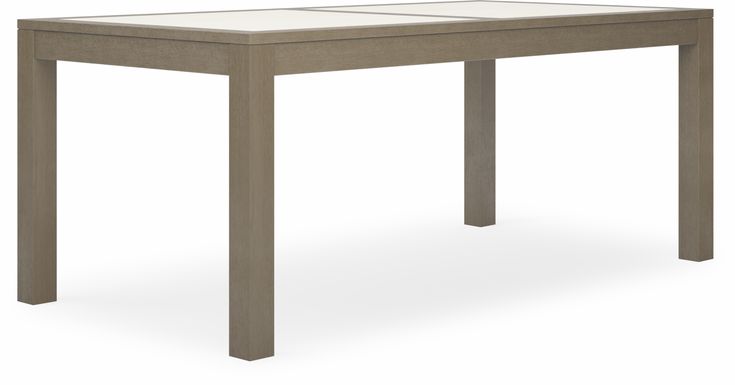 Lake Tahoe Gray Rectangle Outdoor Dining Table