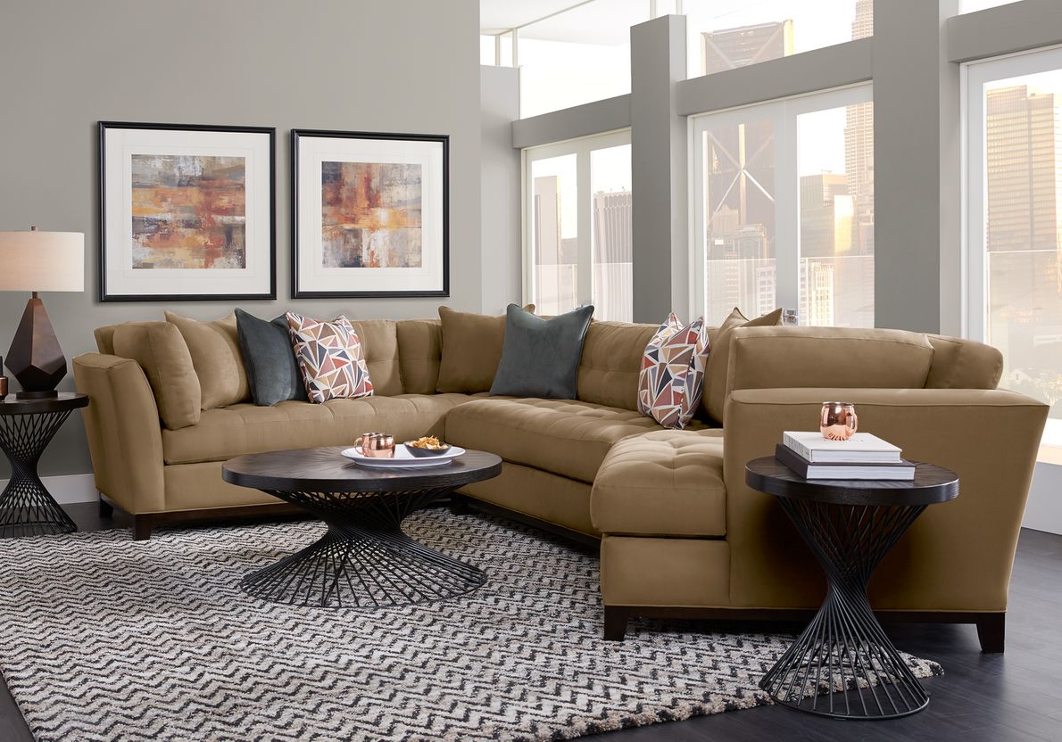 3 piece deals sectional with cuddler