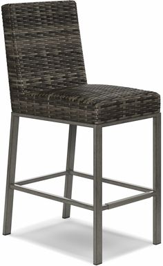 Montecello Gray Outdoor Barstool