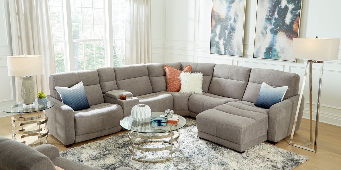 Cindy crawford deals grey sectional