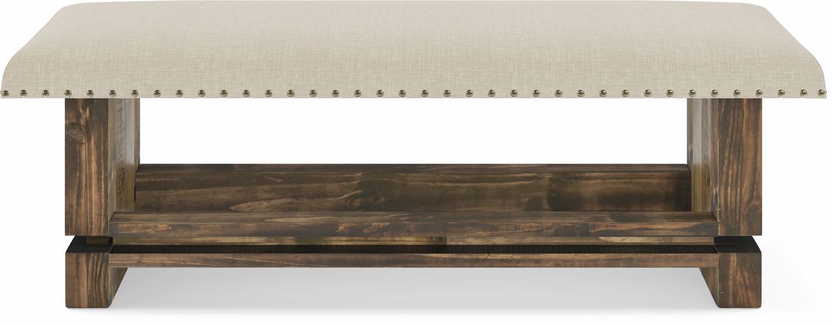 Cindy Crawford Home Westover Hills Brown Bench Rooms To Go