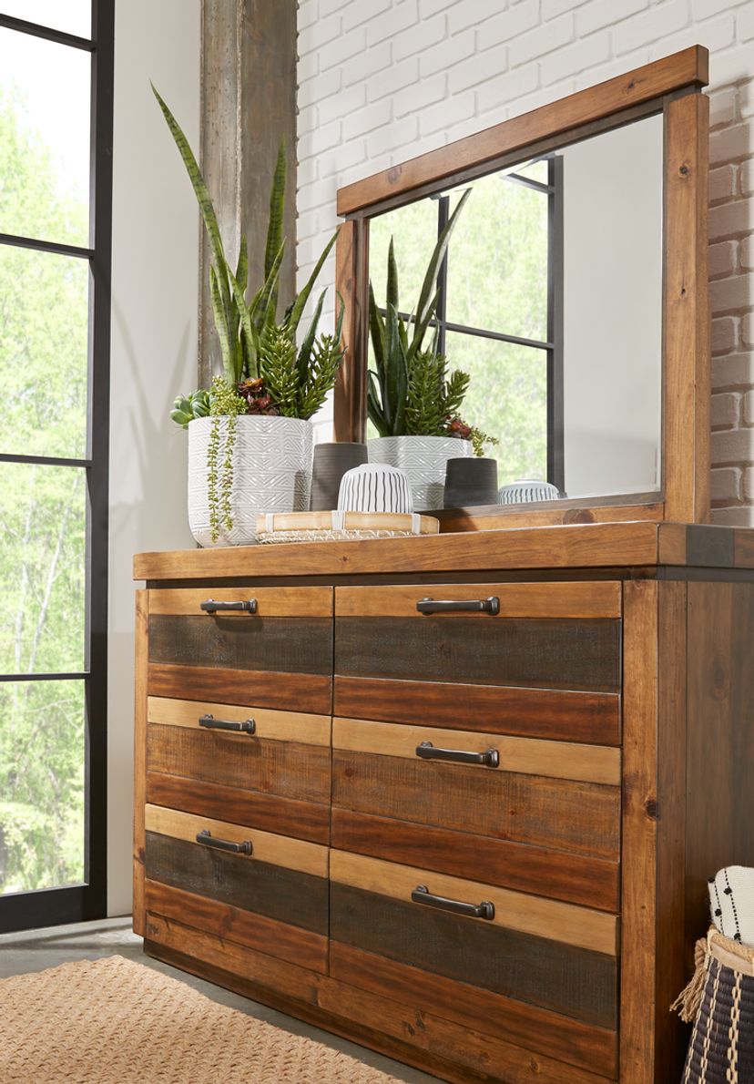 Cindy Crawford Home Westover Hills Brown Dresser