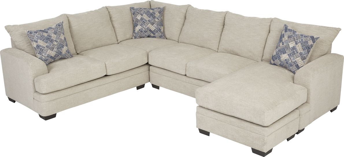 Copley court pewter 2 deals pc sleeper sectional