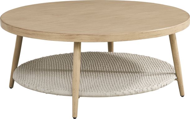 Costa Mesa Natural Outdoor Cocktail Table