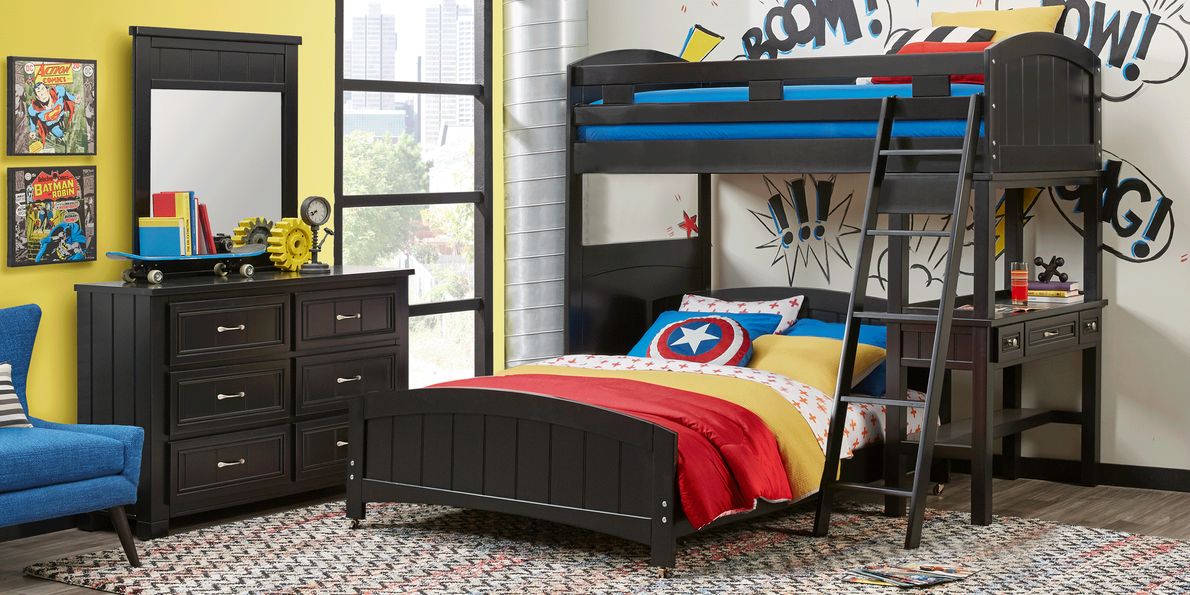 Bunk bed with sales desk rooms to go