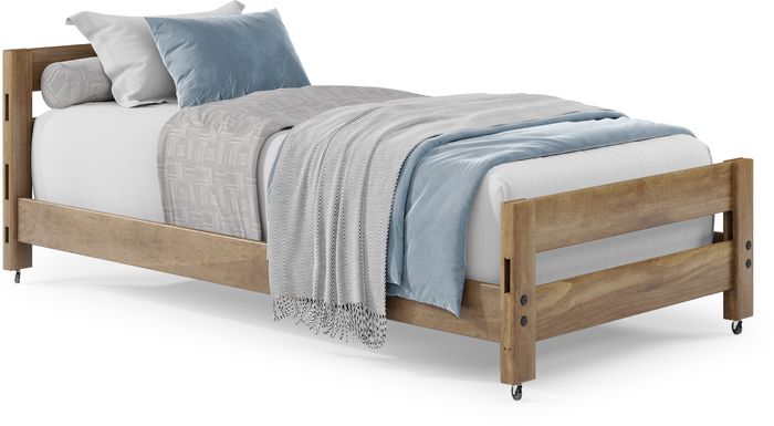 Creekside 2.0 Chestnut Twin Caster Bed