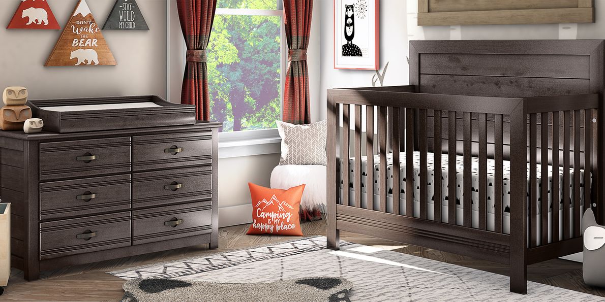Creekside Charcoal 4 Pc Nursery Rooms To Go