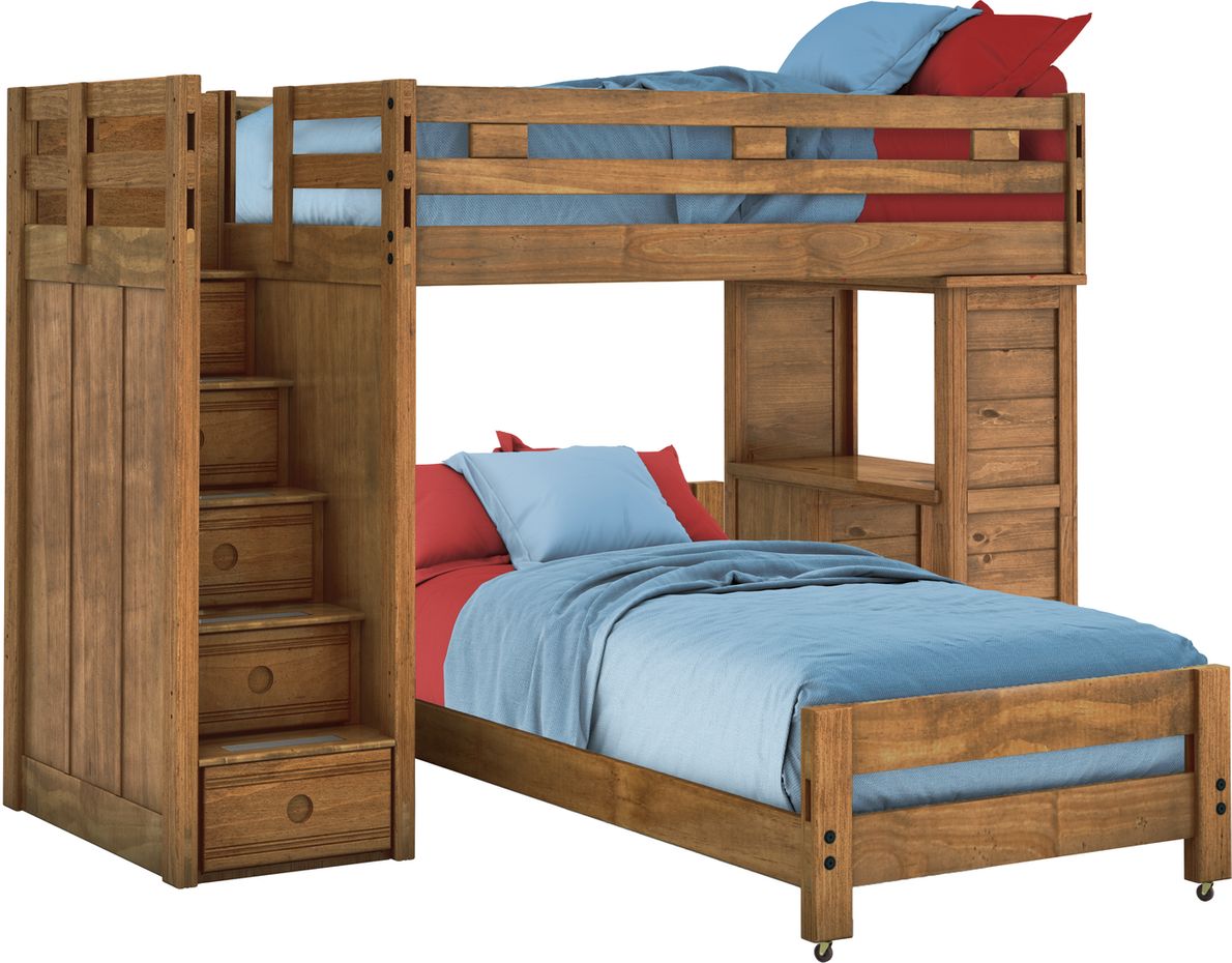 Twin step store bunk bed