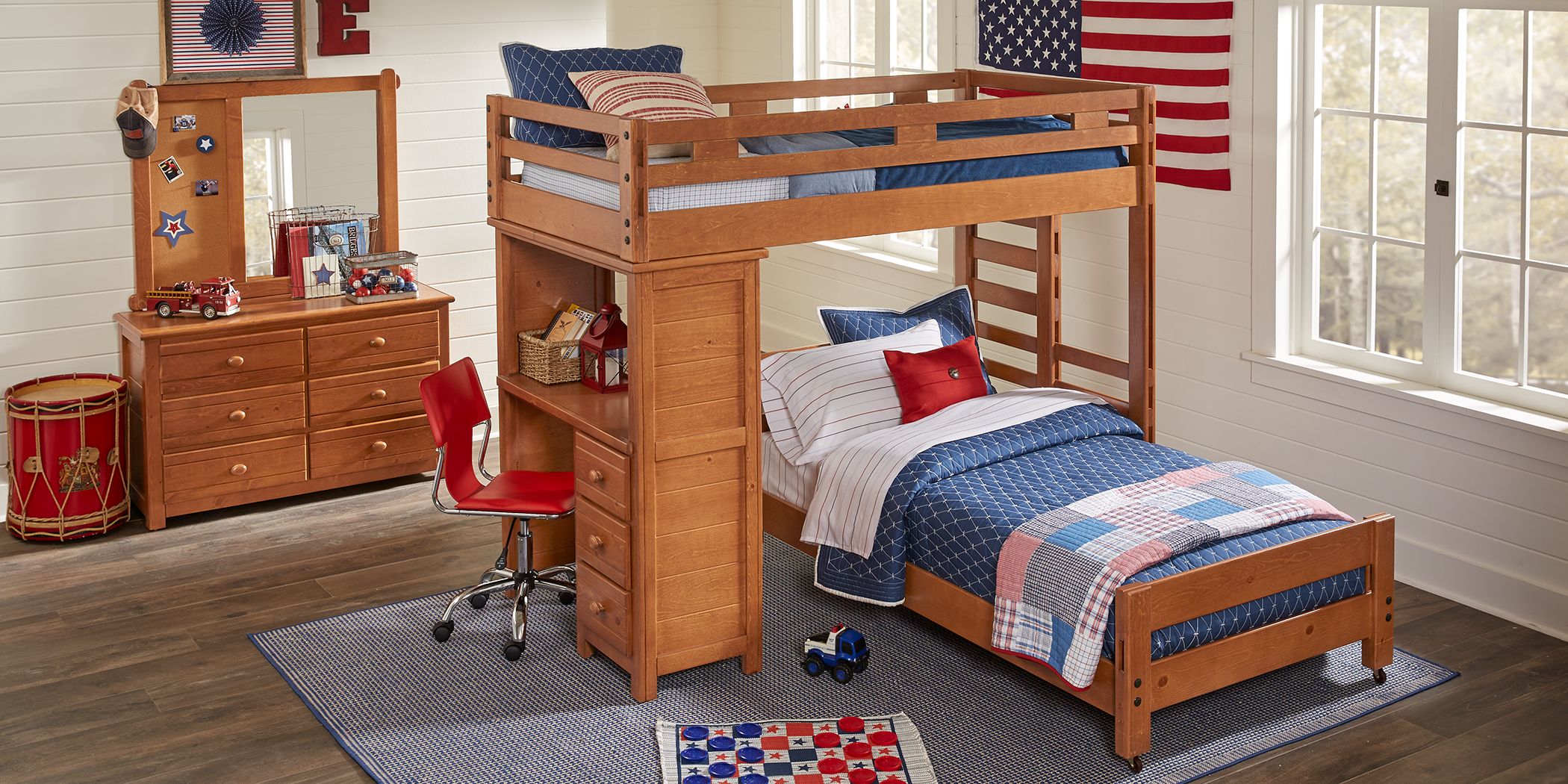 Rooms to go shop bunk beds with desk