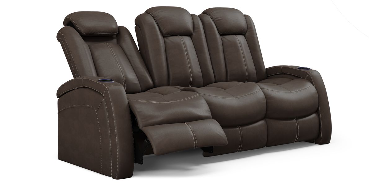 Crestline dual store power reclining sofa