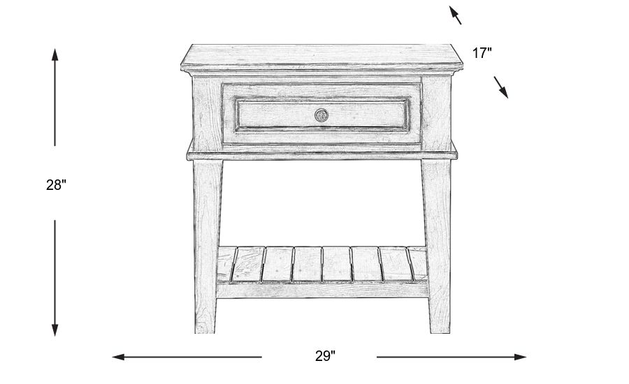 Darby nightstand on sale