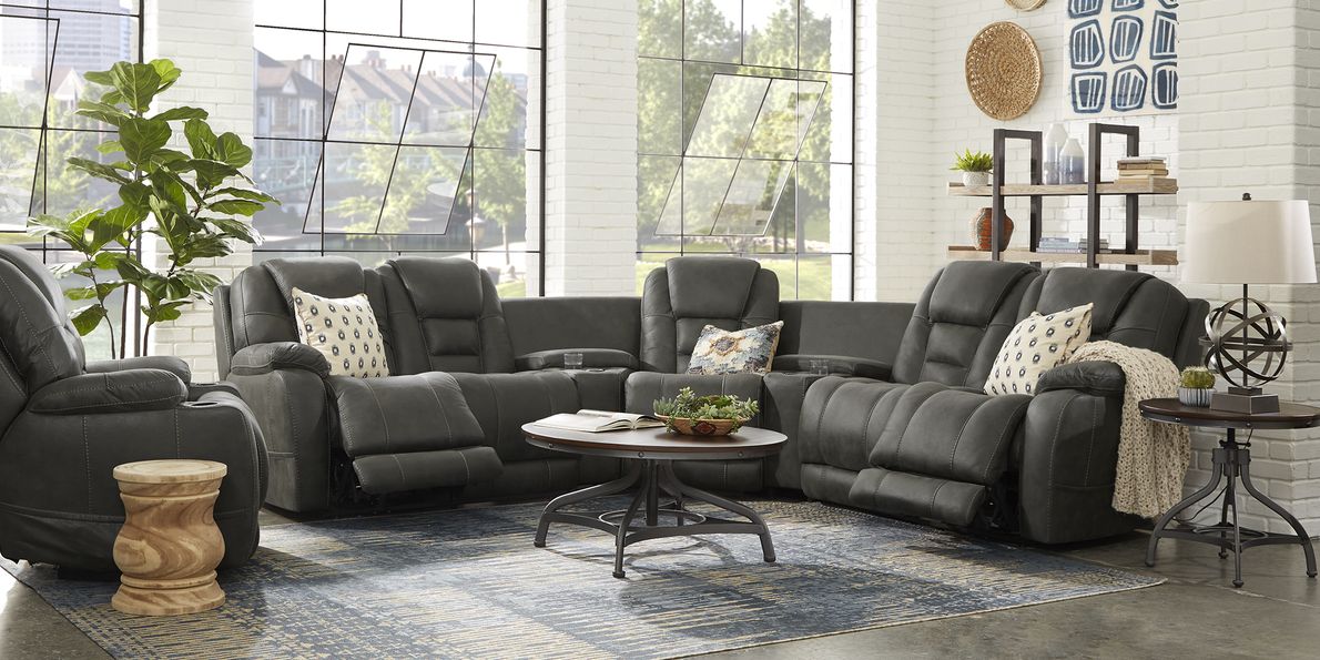 Extra large reclining discount sectional