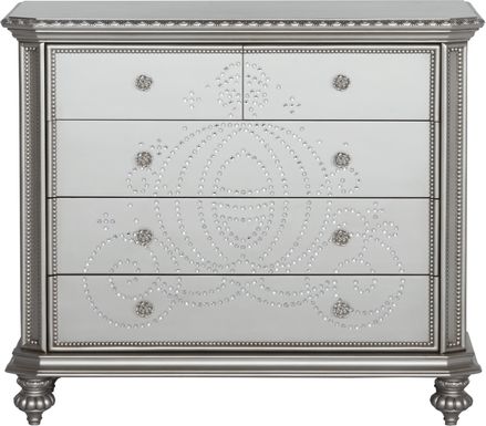 Disney Princess Fairytale Platinum Jeweled Carriage Cabinet