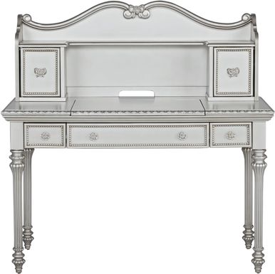 Disney Princess Fairytale Platinum Vanity Desk with Hutch