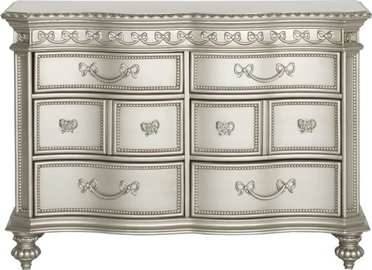 Disney Princess Fairytale Silver 6 Drawer Dresser