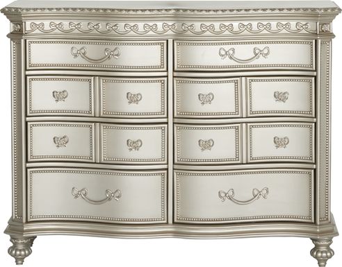 Disney Princess Fairytale Silver 8 Drawer Dresser