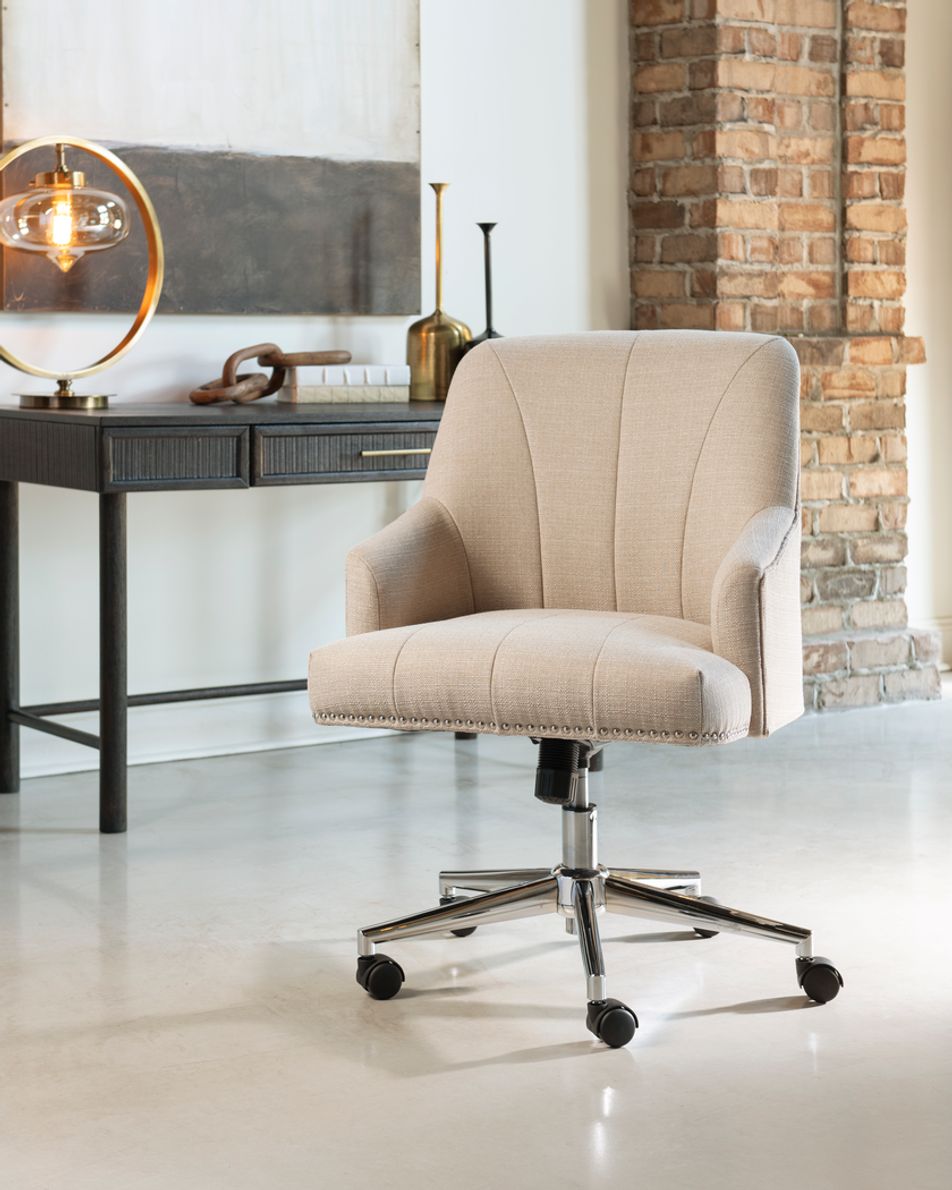 Linen executive online chair