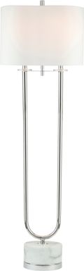 Dolonita Shade Silver Floor Lamp