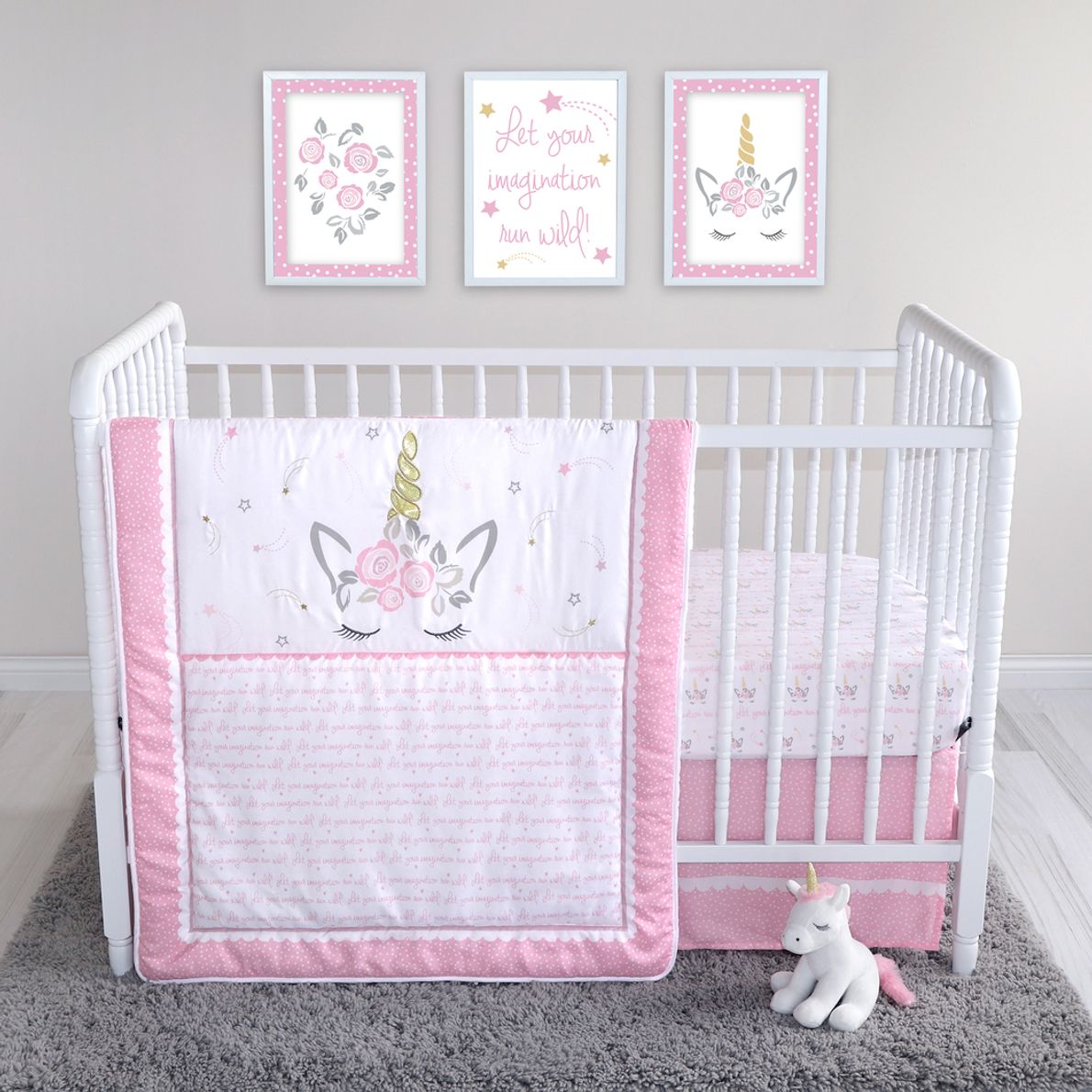 Crib bedding outlet unicorn