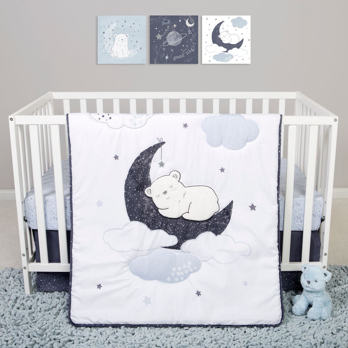 Polar bear hotsell crib bedding set