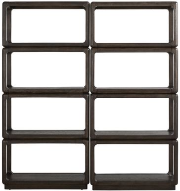 Eaglebrooke Brown 2 Pc Bookcase Set