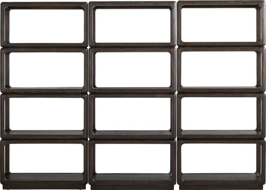 Eaglebrooke Brown 3 Pc Bookcase Set