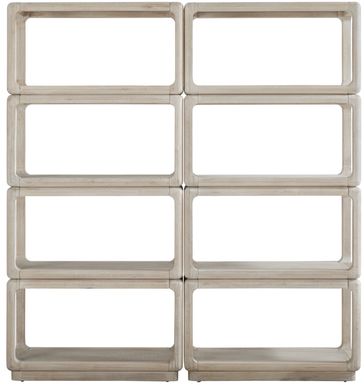 Eaglebrooke Natural 2 Pc Bookcase Set