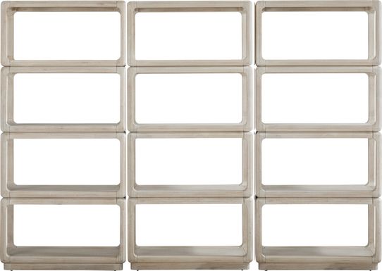 Eaglebrooke Natural 3 Pc Bookcase Set