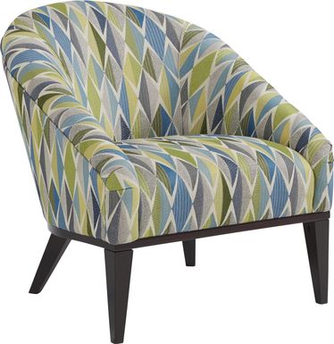 East Side Agler Blue Accent Chair