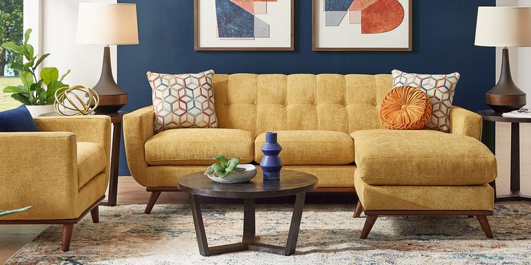 East Side Sunflower 4 Pc Sectional Living Room