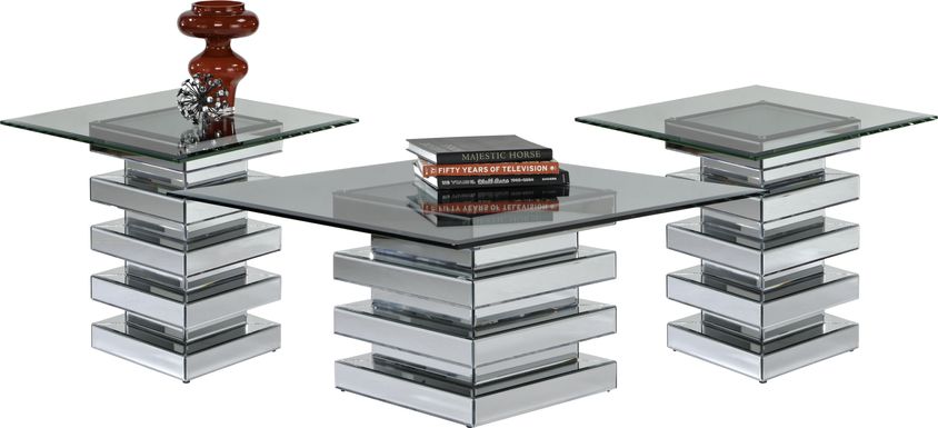 Eastwater Metal 3 Pc Table Set