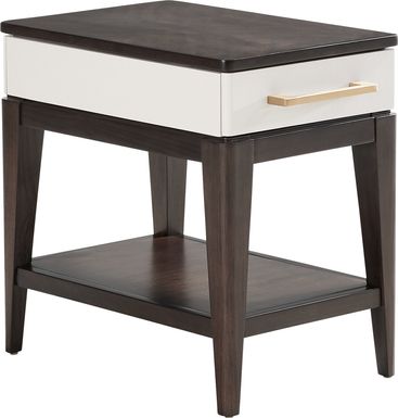 Elko Falls Espresso Chairside Table