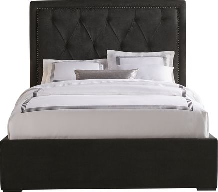 Elridge Black 3 Pc Queen Upholstered Bed