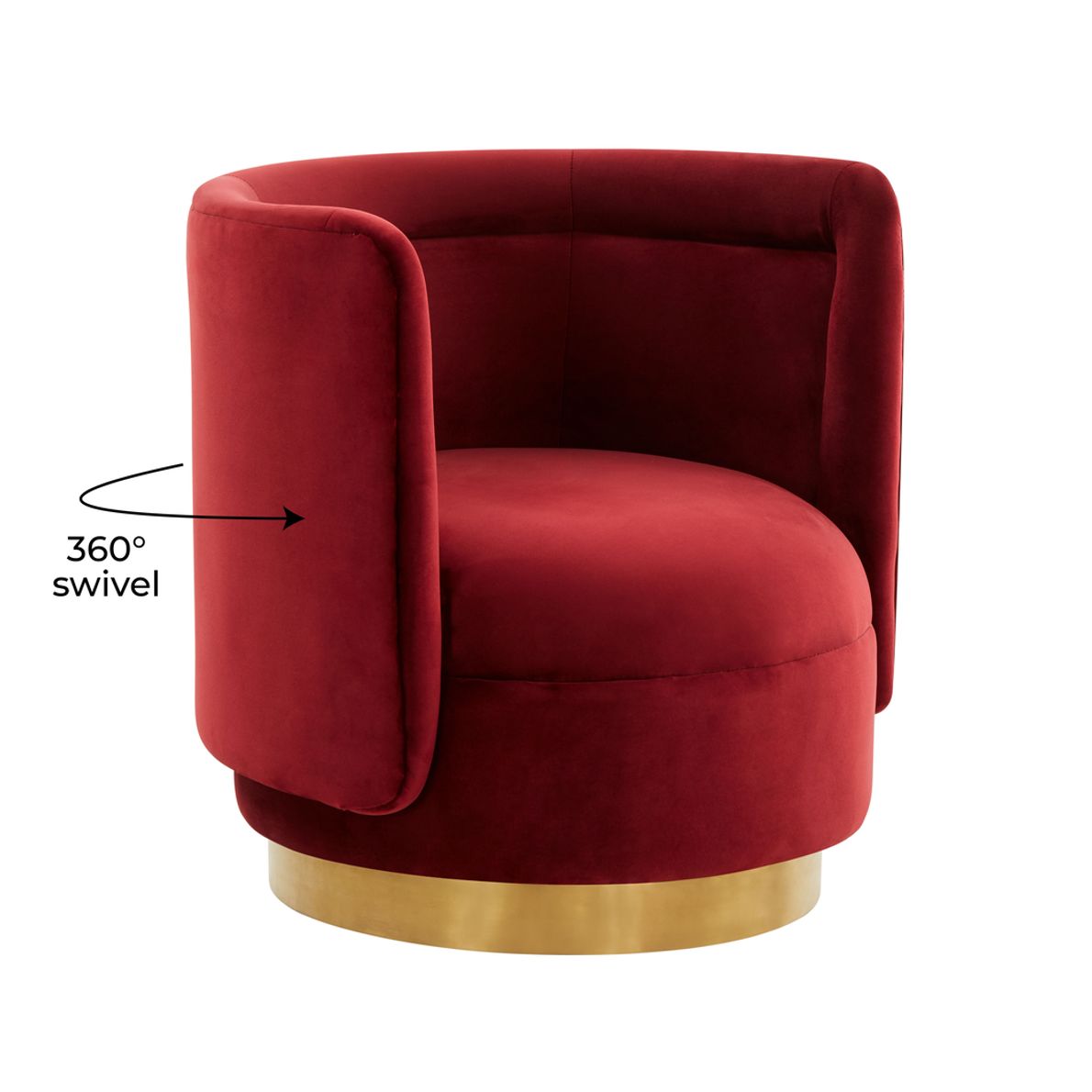 Maroon discount accent chair