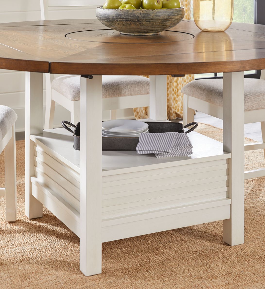 Everdeen Cottage White Dining Table Rooms To Go