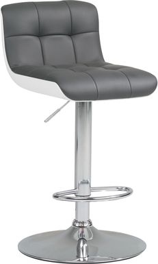 Falsley Gray Adjustable Barstool