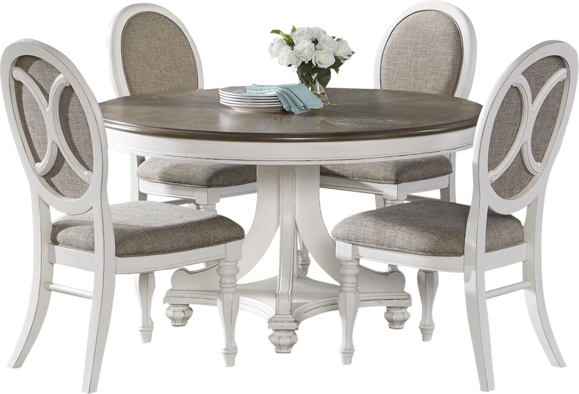 French market white round dining table new arrivals