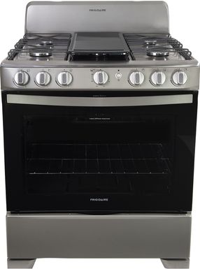 Frigidaire Silver 30' Gas Range