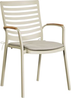 Garden View Sand Outdoor Arm Chair