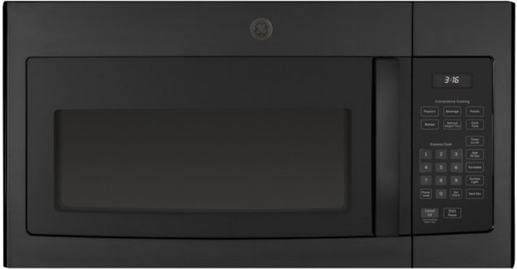 GE Black 1.6 Cu. Ft. Over-the-range Microwave Oven