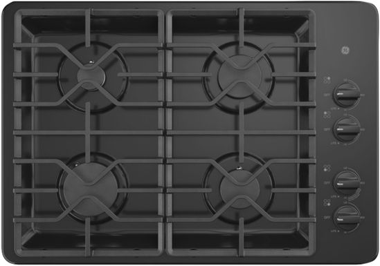 GE Black 30" Built-in Gas Cooktop