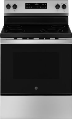 GE Stainless Steel 30" Free-Standing Electric Range