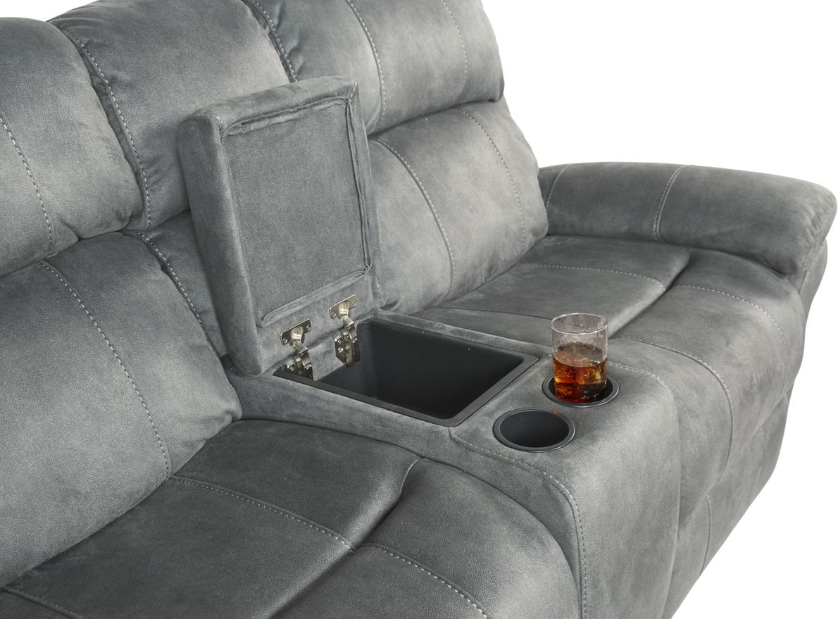 Glendale Charcoal Grey Low Recliner Cushion