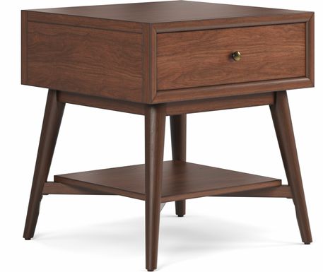 Greyson Brown Cherry End Table