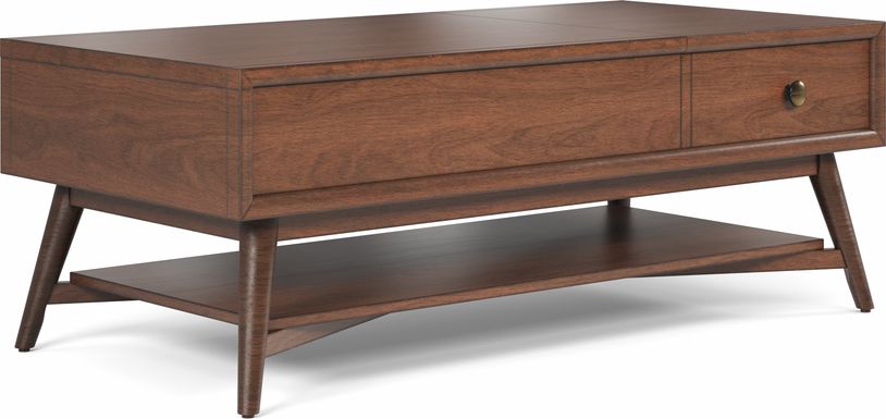 Greyson Brown Cherry Lift Top Cocktail Table