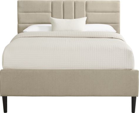 Greystone Heights Tan Queen Bed