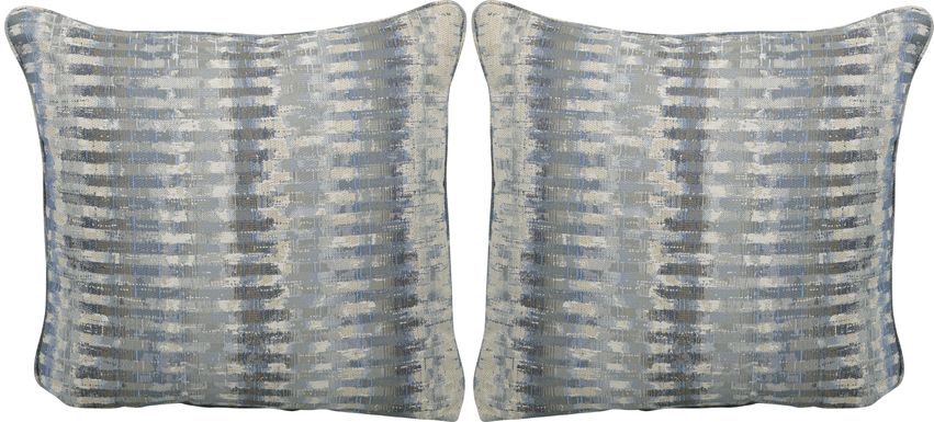 Handcraft Denim Accent Pillow (Set of 2)